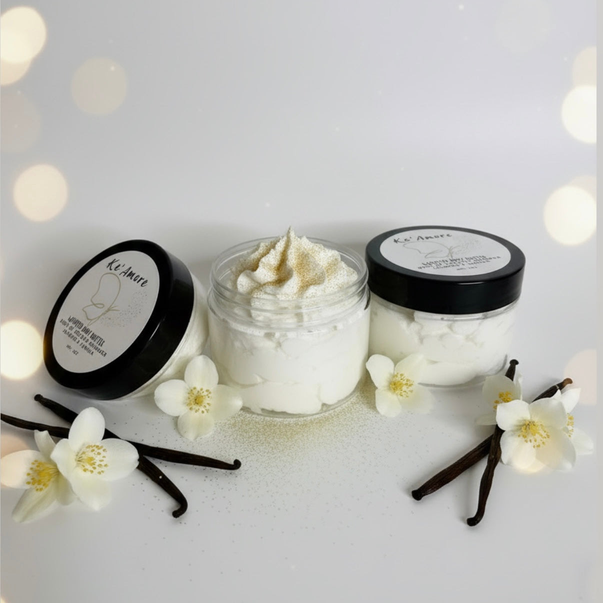Hint of Golden Shimmer Body Butter | (Jasmine & Vanilla)