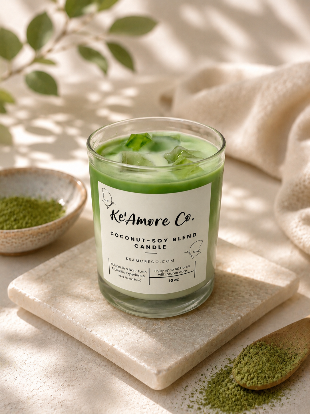 Iced Matcha Latte' | Wick-Less