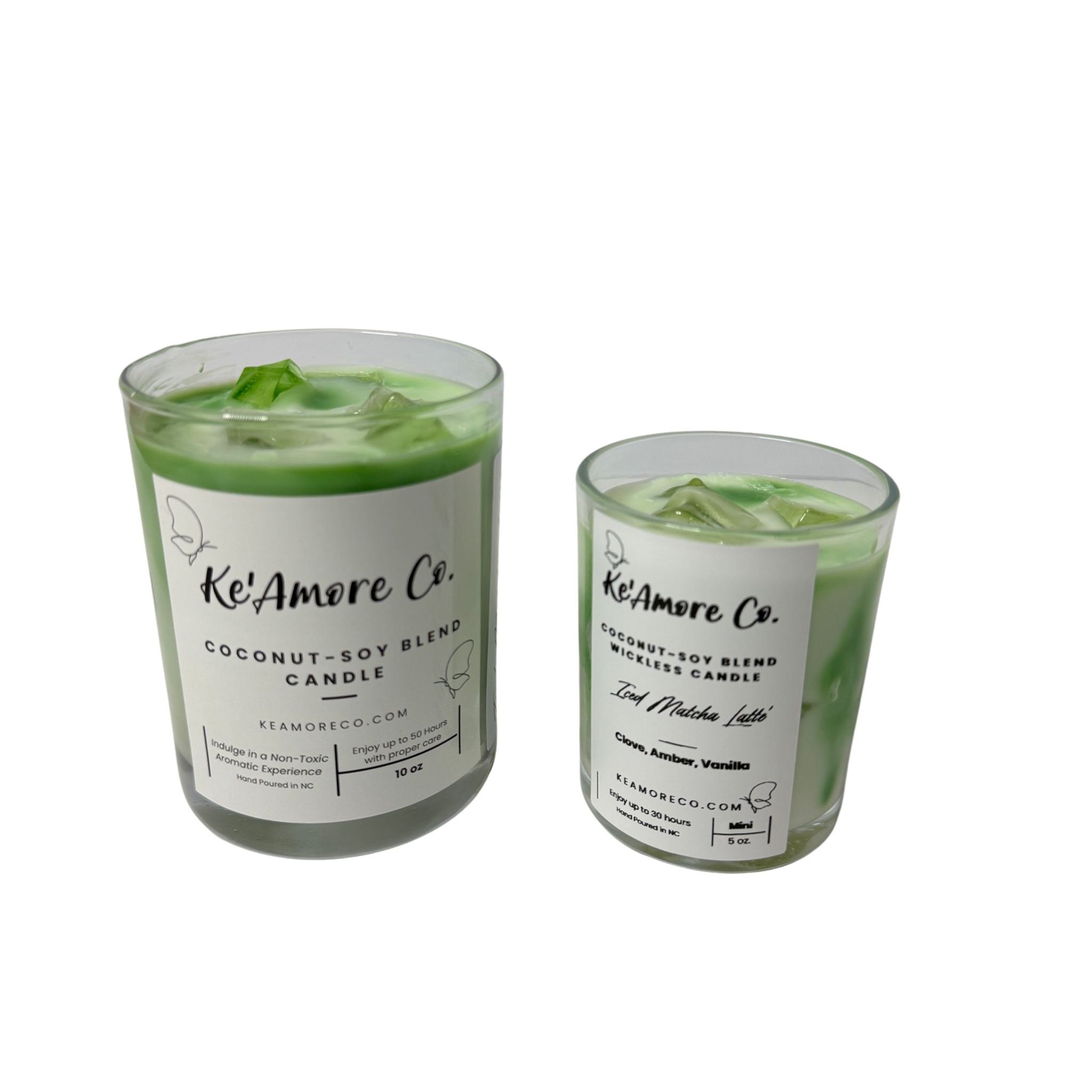 Iced Matcha Latte' | Wick-Less