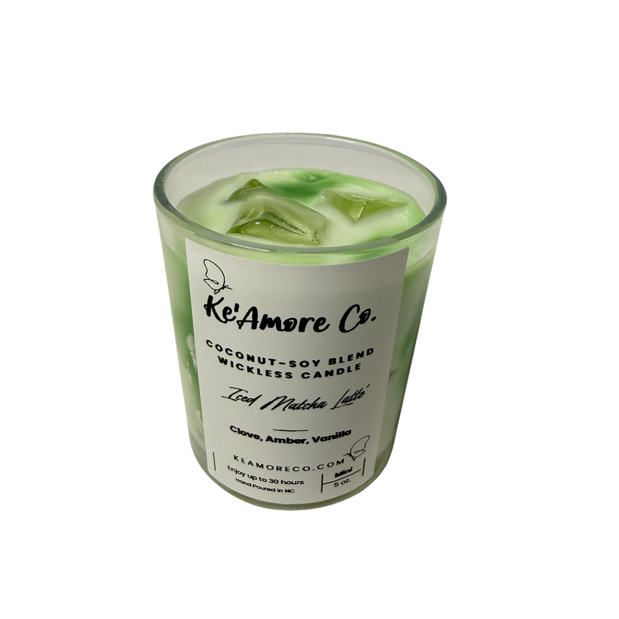 Iced Matcha Latte' | Wick-Less