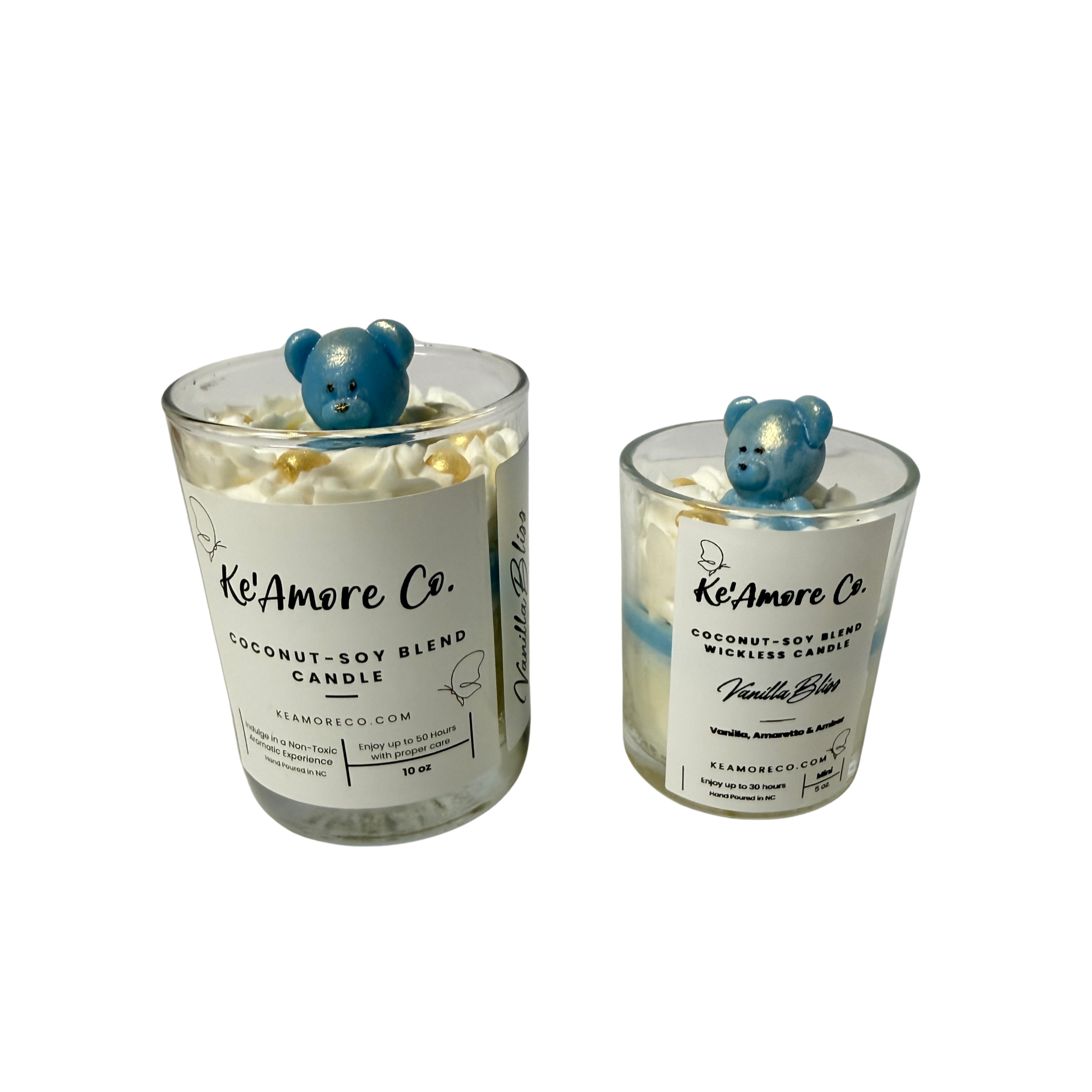 Signature Scent Vanilla Bliss w/24K Gold | Wick-Less