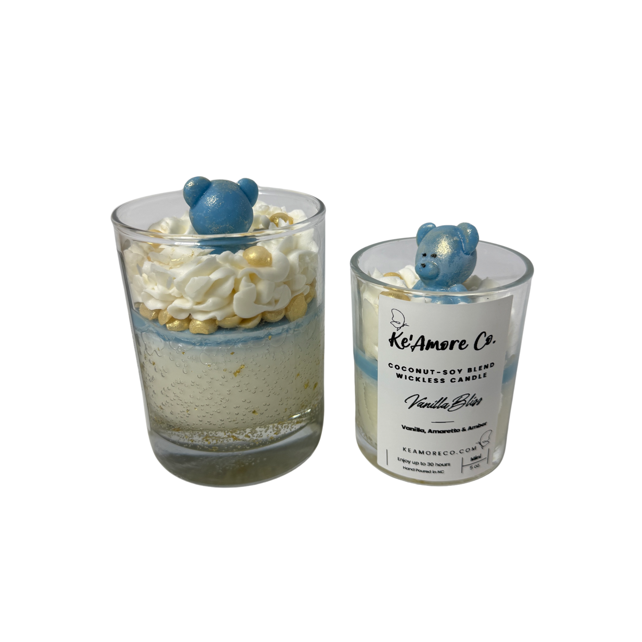 Signature Scent Vanilla Bliss w/24K Gold | Wick-Less