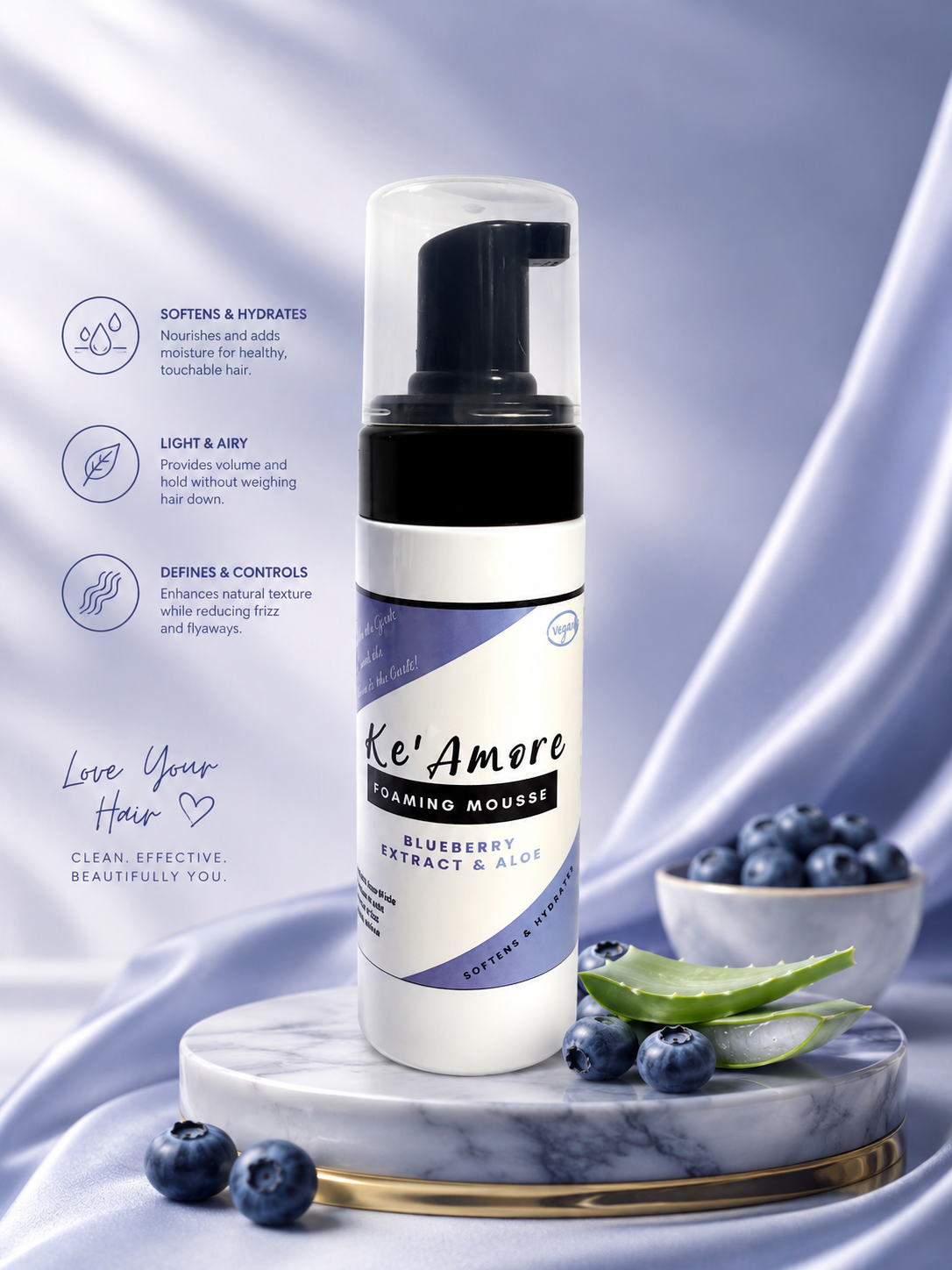 Blueberry Foaming Mousse