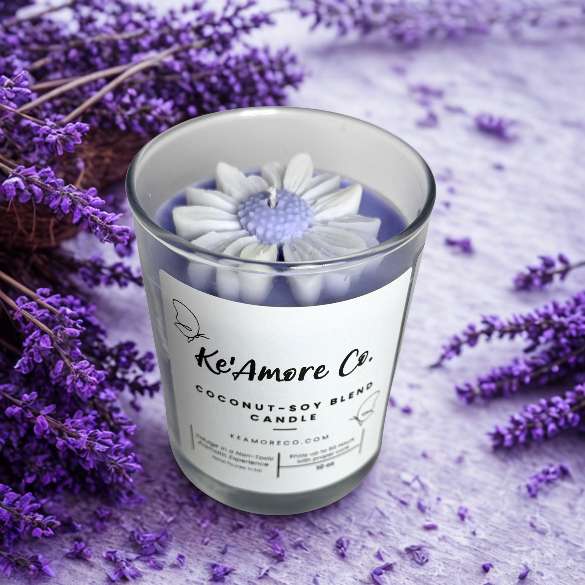 3D Candle | Lavender Zen